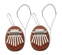 FUTUREORYY 2 Sets Mini Kalimba Thumb Piano Finger Piano with Water Drop Design Portable Marimba for Beginners and Music Enthusiasts Natural Resonance Easy to Learn