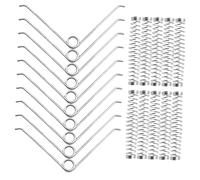 FUTUREORYY 20Pcs Garden Pruner Replacement Springs V-Shape Compression Metal Springs for Pruning Shears Flexible Secateur Parts for Fruit Tree Branch Trimming and Gardening Clippers