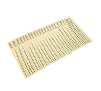FUTUREORYY 20pcs Guitar Scale Stickers Fingerboard Guide Fretboard Decals for Electric Acoustic Guitars Easy Peel No Residue Fret Markers for Beginners Learning Music Theory