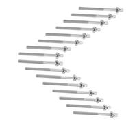 FUTUREORYY 20pcs Stainless Steel Drum Hardware Screws and Drum Tightening Rods and Professional-grade Replacement with High Precision Design for Studio Sessions