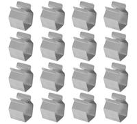 FUTUREORYY 20pcs Stainless Steel Window Screen Side Clips Universal Metal Screen Repair Installer Fasteners for Patio Door DIY Retainer Holder Clips