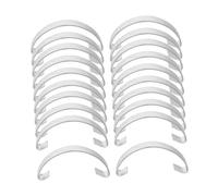 FUTUREORYY 20pcs Steel Chicken Cage Door Latches with Tension Spring Reusable Poultry Cage Clips for Secure Coop Doors Multifunctional Metal Snap Hooks for Outdoor and Backyard Use
