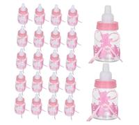 FUTUREORYY 24pcs Bear Shaped Bottle Candy Boxes Party Favor Containers for Shower Wedding Reusable Abs Material Wide Opening Easy to Clean Candy Jars
