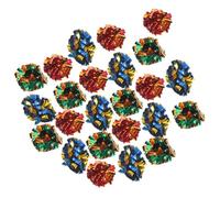 FUTUREORYY 25pcs Crinkle Balls Cat Toys Lightweight Interactive Sound Toys for Cats Fun Teaser Balls for Chasing and Exercise Bright Colors Design for Indoor Play