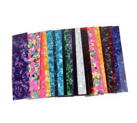 FUTUREORYY 25pcs DIY Plastic Guitar Pick Strips for Acoustic and Folk Guitars Celluloid Plectrums with Smooth Surface and Clean Edges Easy Custom Cutting for Clearer Sound and Comfortable