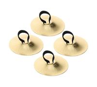 FUTUREORYY 2pairs Belly Dance Finger Cymbals Lightweight Cymbals for Dancing Performance Percussion Instrument