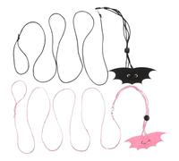FUTUREORYY 2pcs Adjustable Hamster Leash with Bat Wing Small Animal Harness Rope for Rat and Guinea Pig Full Protection in Stomach and Neck Comfortable Cloth Harness for Outdoor Walking