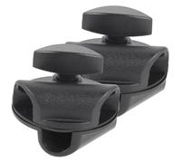 FUTUREORYY 2pcs Adjustable Microphone Arm Clamps Metal Mic Holder Clips for Mic Stand Rotatable Microphone Boom Arm Accessories for Studio Recording and Stage Performance