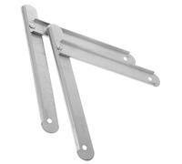 FUTUREORYY 2pcs Aluminum Alloy Folding Step Ladder Hinges Replacement Kit Corrosion Resistant Ladder Tie Rods for Stable Safety Easy Installation for Repair