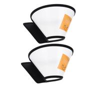 FUTUREORYY 2pcs Breathable Elizabethan Collar for Dogs and Cats Soft Cone Neck Circles Licking Protective Pet Neckwear for Surgery and Injury Healing Fits