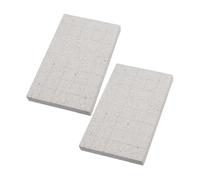 FUTUREORYY 2pcs Chinchilla Grinding Stone: Lava Chew Rock for Nail Filing & Teeth Trimming - Small Animal Foot Pad Cage Toy for Rabbits Guinea Pigs & Hedgehogs