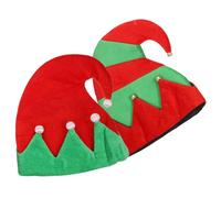 FUTUREORYY 2PCS Christmas Elf Hats Party Dressing Up Props Cosplay Headwear Comfortable for Xmas Festival Celebration and Costume Parties