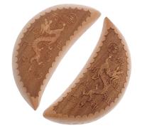 FUTUREORYY 2Pcs Crescent Moon Divination Cups Taoist Spiritual Holy Gua Tools for Temple Decoration and Chinese Feng Shui Rituals