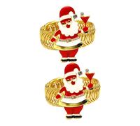 FUTUREORYY 2Pcs Decorative Christmas Curtain Buckle Tiebacks Alloy Holdbacks Easy Fixing Window Drapery Accessories for Living Bedroom Porch