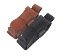 FUTUREORYY 2pcs Fake Leather Harmonica Case Travel Harmonica Bag Instrument Accessories Handbag