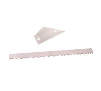 FUTUREORYY 2pcs Guitar Neck Notched Straight Ruler for Fret Leveling and Truss Rod Durable Silver Luthier Tool for Checking Fretboard Straightness