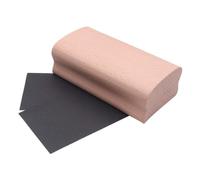 FUTUREORYY 2pcs Guitar Replacement Sandpaper with Wood Sanding Block Premium Abrasion-resistant Guitar Accessory for Fret Leveling and Polishing Lightweight Portable for Music Lovers