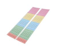 FUTUREORYY 2Pcs Guzheng Scale Stickers for Beginners Safe Material Printed Notes Decal Easy Stick Instrument Accessory for Learning and Practice