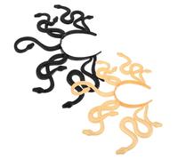FUTUREORYY 2pcs Halloween Snake Headband with Realistic Medusa Headpiece Lightweight Scary Hair Accessories for Womens Costume Parties Cosplay Festivals and Masquerade Events
