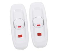 FUTUREORYY 2pcs Inline Light Switches with Overload Protection for Table Lamps and Home Lighting Push Button Cord Switches for Bedrooms Dining Living Acv Safe Operation Components