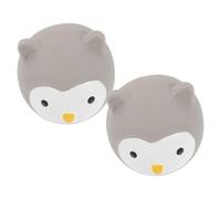 FUTUREORYY 2pcs Interactive Squeaky Dog Cartoon Owl Design Durable Molar Chew for Playing Indoors Outdoors Enhances Reduces Destructive Behavior
