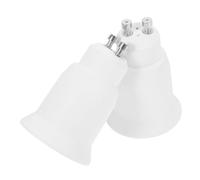 FUTUREORYY 2pcs Lamp Socket Adapter Converter Heat-Resistant Light Bulb Holder for Home Office Industrial Use Secure Fit Downlight Connector Replacement