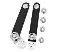 FUTUREORYY 2pcs Metal Connecting Buckle for Accordion Bellows Straps Shoulder Straps Black