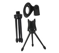 FUTUREORYY 2Pcs Microphone Tripod Stand Mic Holder with Non Slip Heavy Base Lightweight Plastic Microphone Rack for Podcast Recording and Live Streaming