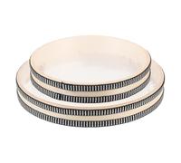 FUTUREORYY 2pcs Ocean Wave Hand Drum Set, 8-inch and 10-inch Musical Percussion Instruments for Kids, Beads Drum Toys for Early Education and Rhythm Development