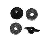 FUTUREORYY 2PCS Plastic Cymbal Stand Sleeves with Felt Washer Replacement Kit for Drum Cymbals Noise Dampening Drum Accessories with Enhanced Stability Design for Crash Splash Random Color