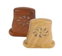FUTUREORYY 2pcs Portable Acoustic Guitar Humidifier with Wood Grain Design Moisture Control to Prevent Cracks and Warping Fits All Guitar Cases for Instrument Maintenance and Sound Stability
