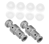 FUTUREORYY 2pcs Pressure Cooker Float Valve Replacement Float Valves with Sealing Caps Pressure Cooker Parts for Steam Release and Safe Cooking