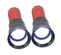 FUTUREORYY 2Pcs Professional Egg Candling Lamp for Incubation Portable Lightweight Egg Detector with Bright LED Light Easy to Use for Chicken Duck Goose