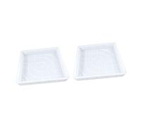 FUTUREORYY 2pcs Reusable Plastic Pavement Molds DIY Path Maker for Concrete Stepping Stones Garden Lawn Patio Landscaping Tool