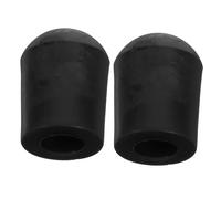 FUTUREORYY 2pcs Rubber Cello Endpin Stoppers with Anti-slip and Stable Grip Features, Black Endpin Rest Pads for Musical Instrument Accessories, for Cello and Double Bass Performance Support