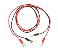FUTUREORYY 2pcs Shaped Double Ended Insulated Circuit Connection Wires for Physics Laboratory Teaching Supply Educational Electrical Testing Tool