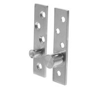 FUTUREORYY 2pcs Small Stainless Steel Door Pivot Hinges Rotation Concealed Heavy Duty Pivot Door Hinge for Enhanced Stability and Smooth Operation