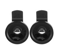 FUTUREORYY 2pcs Smartphone Lens Kit Wide Angle Macro Attachment Detachable Mobile Camera Lens for Close-up Photography with Anti-reflection Glass Black