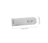FUTUREORYY 2Pcs Stainless Steel Hasp Lock Set Weatherproof Latch Bolt for Doors Gates Cabinets Outdoor Indoor Use with Screws Compact Portable Design