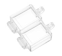 FUTUREORYY 2pcs Transparent Switch Button Protective Covers with Adhesive for Rocker Toggle Switches Outdoor Dustproof Guards to Prevent Accidental Operation for Home and Office