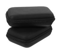 FUTUREORYY 2Pcs Wireless Microphone Case with Built Mesh Pocket Portable Mic Holder for Home Travel and Business Storage Fits Compactly Camera Bags and Backpacks