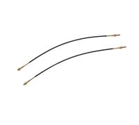 FUTUREORYY 2pcs Yellow Steel Cello Tail Ropes 4/4 and 3/4 Universal Tailpiece Replacement Cord for Cello Parts and Accessories, Suitable for Music-making