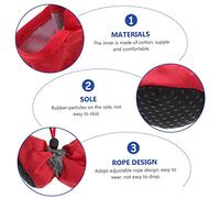 FUTUREORYY 3 Sets Pet Rain Boots with Slip Soles for Outdoor Dogs Nylon and Cotton Material Keeps Paws Dry and Warm Suitable for Rainy Weather Protection