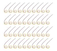 FUTUREORYY 35pcs Piezo Elements Sound Buzzer Sensor Trigger for DIY Buzzer Module Transducer for Guitar Drum Trigger
