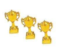 FUTUREORYY 3Pcs Contest Themed Cake Topper Unique Trophy Decorations for Party Celebrations Easy to Use and Vivid Design for Competition Cakes and Events