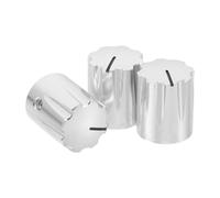 FUTUREORYY 3pcs Electric Guitar Potentiometer Knobs Aluminum Alloy Shaft Volume Control Knobs for Guitar Amplifiers and Effects Pedals