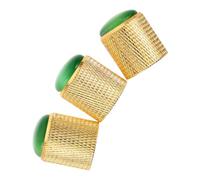 FUTUREORYY 3pcs Green Cat Eye Metal Guitar Knobs Rotary Potentiometer Caps for Electric Bass Guitar Volume Tone Control Easy Install for Live Performance and Studio Use