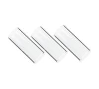 FUTUREORYY 3Pcs Guitar Glass Fingertip Protectors Finger Covers for Beginners, Prevents Pain Sweat, Protective Guards for Practising Playing