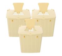 FUTUREORYY 3pcs Plastic Bird Incubation Box Hanging Bird Nesting House Parakeet Breeding Box Suitable for Birdcages and Outdoor Use