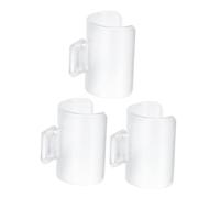 FUTUREORYY 3pcs Pvc Flute Blowing Training Nozzle Set Clip-on Wind Director for Chinese Bamboo Flute Defg Key Beginner Practice Blowing Aid Accessories